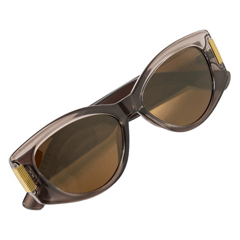 Katie Loxton Rimini Sunglasses in Mink KLSG063 folded