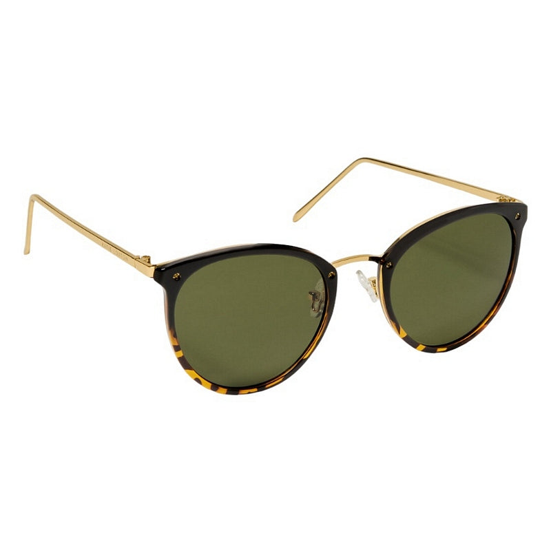 Katie Loxton Santorini Sunglasses in Black Tortoiseshell KLSG065 angled