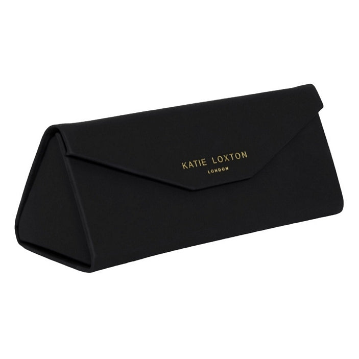 Katie Loxton Santorini Sunglasses in Black Tortoiseshell KLSG065 case