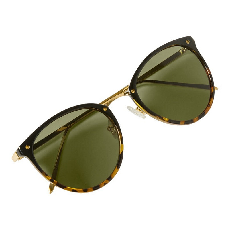 Katie Loxton Santorini Sunglasses in Black Tortoiseshell KLSG065 folded