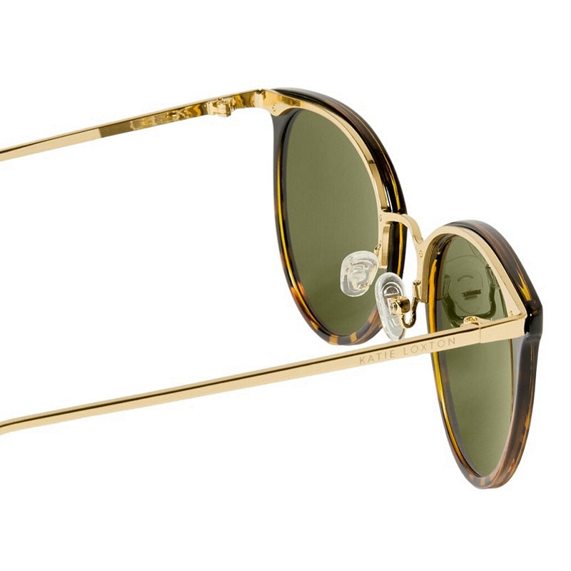 Katie Loxton Santorini Sunglasses in Black Tortoiseshell KLSG065 side