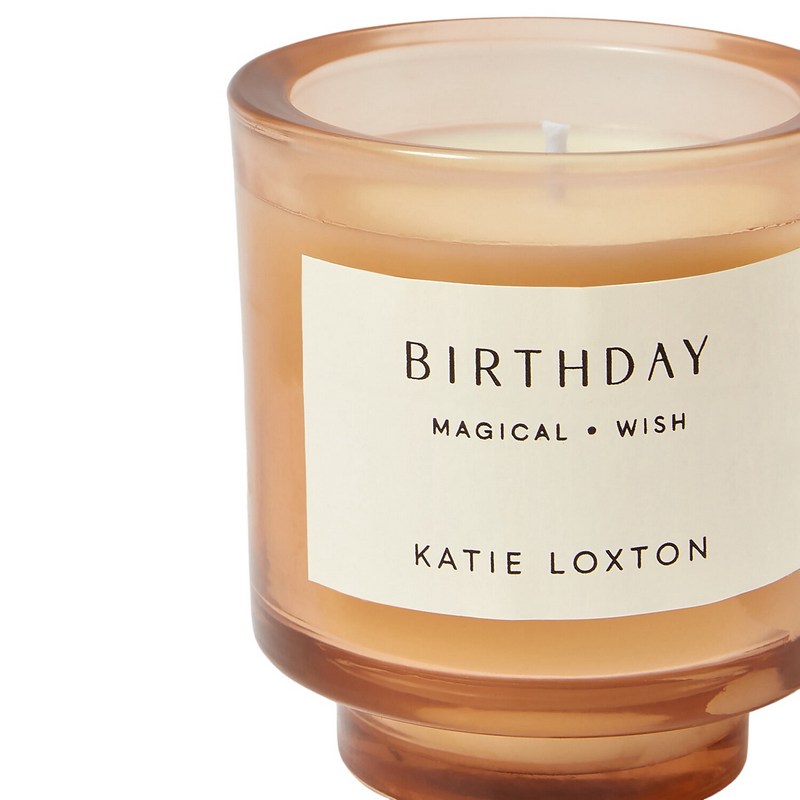 Katie Loxton Sentiment Candle Birthday English Pear And White Tea KLC361 front
