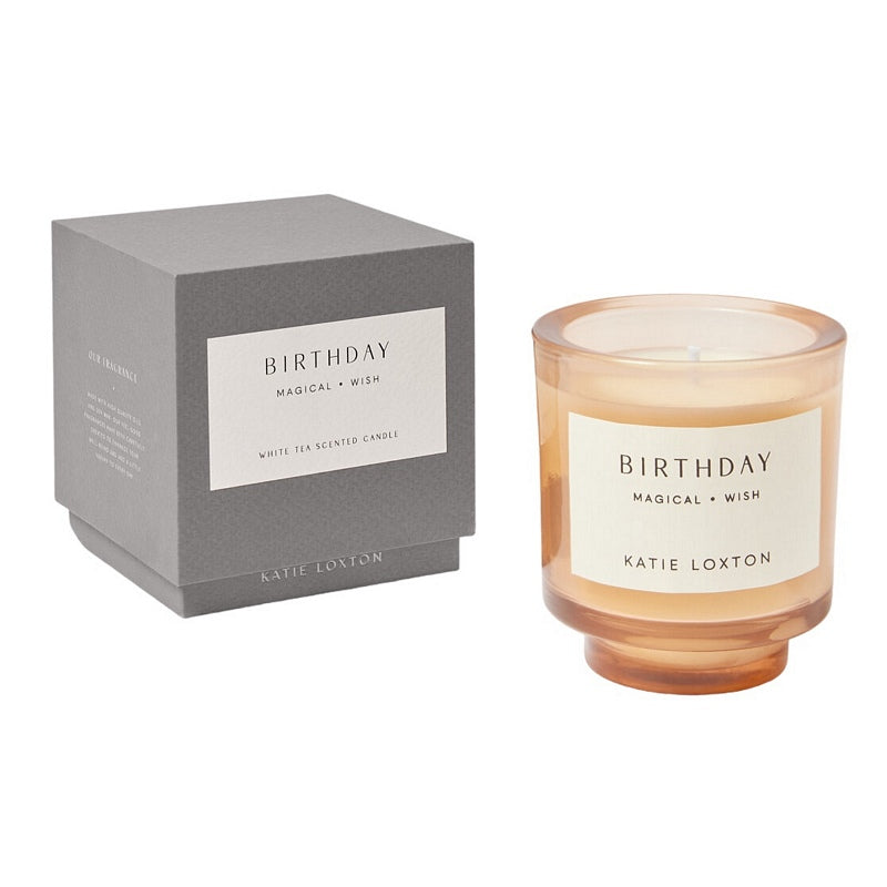 Katie Loxton Sentiment Candle Birthday English Pear And White Tea KLC361 main
