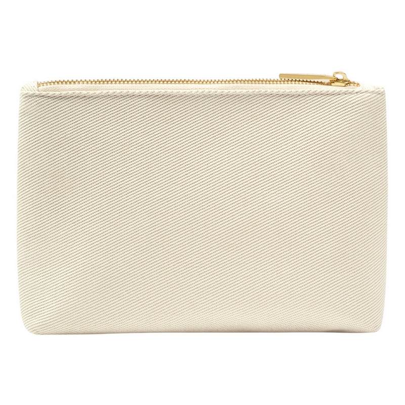 Katie Loxton Travel Duo Pouch Jet Set Go Canvas Cognac KLB4547 rear