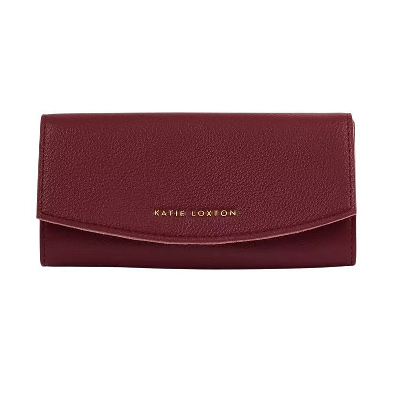 Katie Loxton Travel Jewellery And Accessories Organiser Leave Sparkle Cherry KLB4331 front