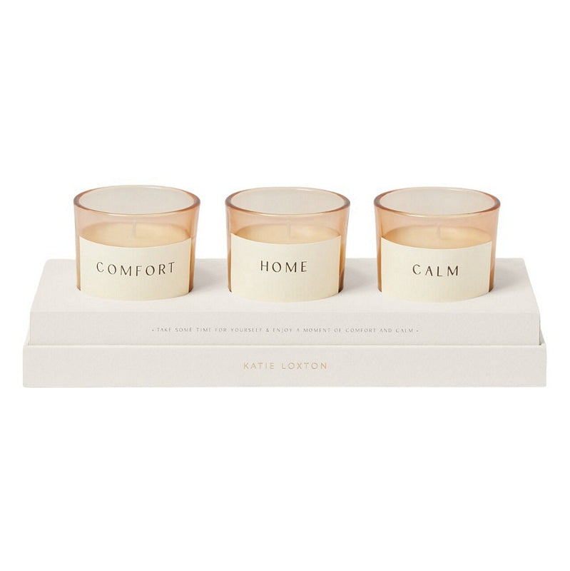 Katie Loxton Trio Votive Candle Set Home KLC366 front