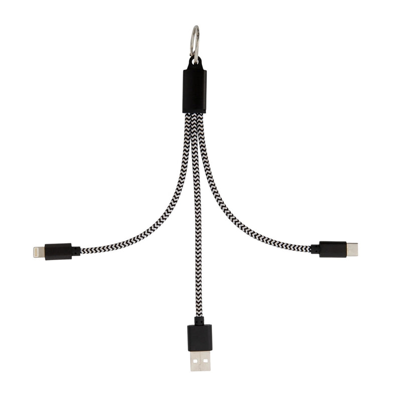 Kikkerland 3-in-1 Charging Keyring US252 main
