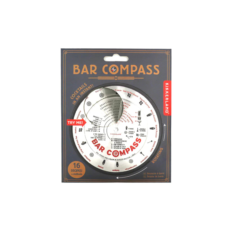 Kikkerland Bar Compass BA85 packaging