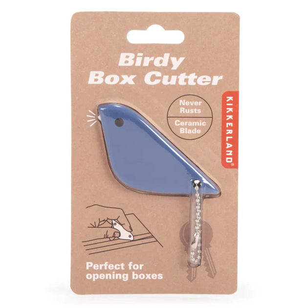 Kikkerland Birdy Safety Cutter CD154 in packaging