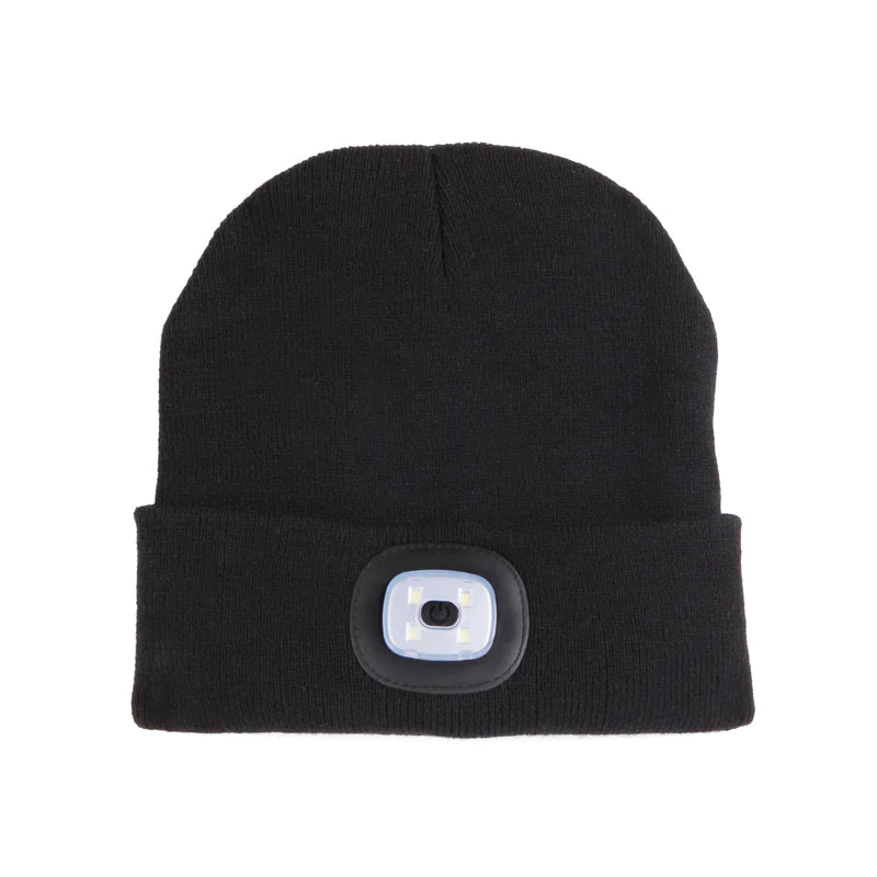 Kikkerland Black Light Up LED Beanie Hat FL50-EU front