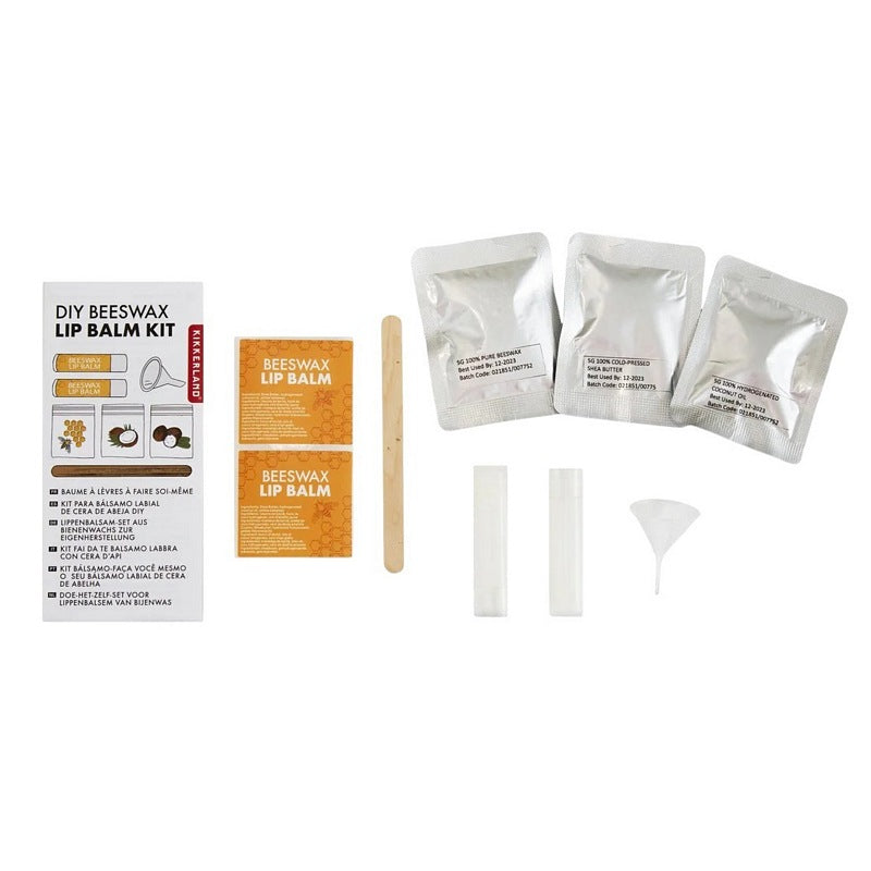 Kikkerland DIY Beeswax Lip Balm Kit MN88 contents