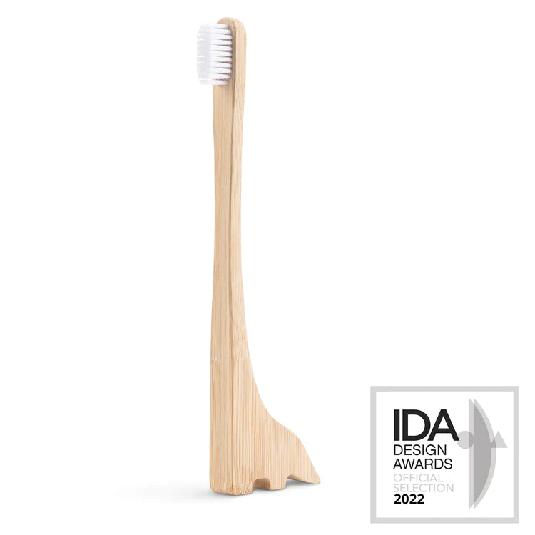 Kikkerland Dinosaur Bamboo Toothbrush TB16 main