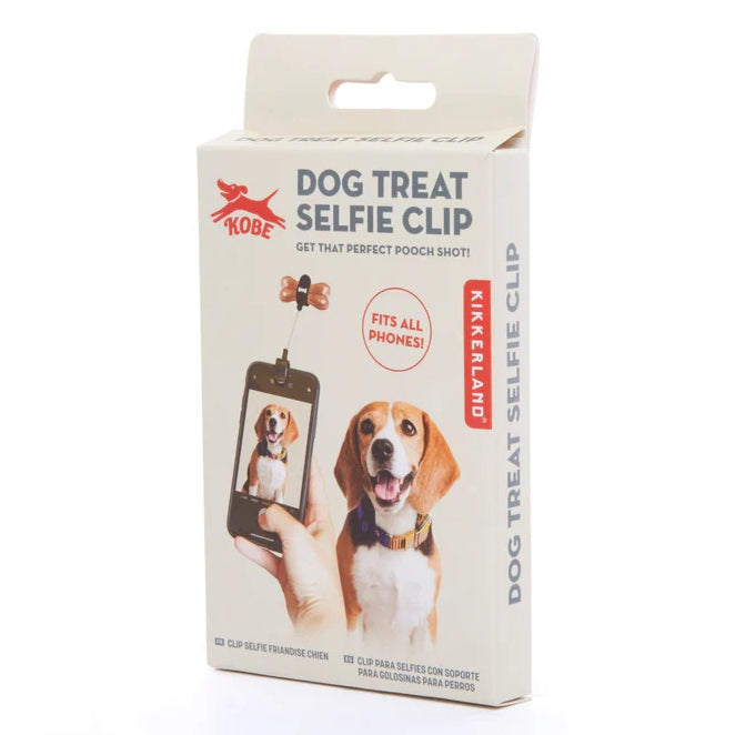Kikkerland Dog Treat Selfie Clip DIG01 box