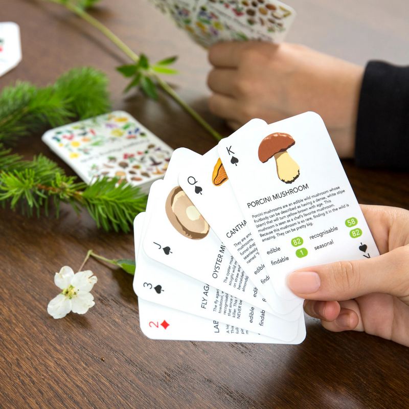 Kikkerland Foragers Playing Cards Pack GG132 lifestyle