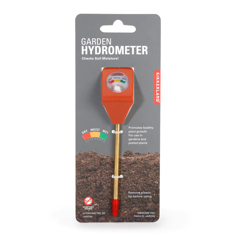 Kikkerland Garden Hydrometer CD677 in packaging