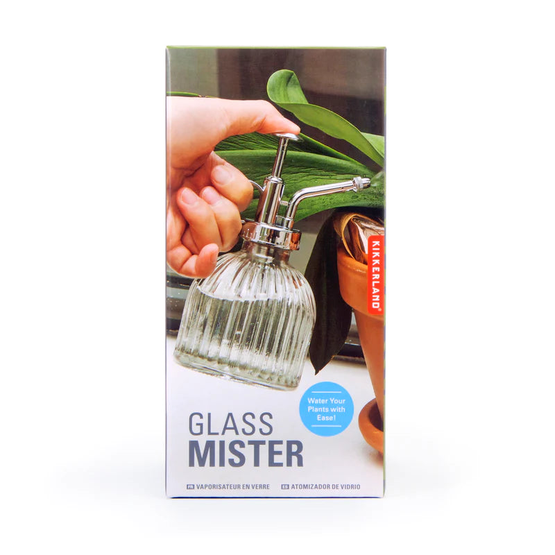 Kikkerland Glass Plant Mister CD662 boxed