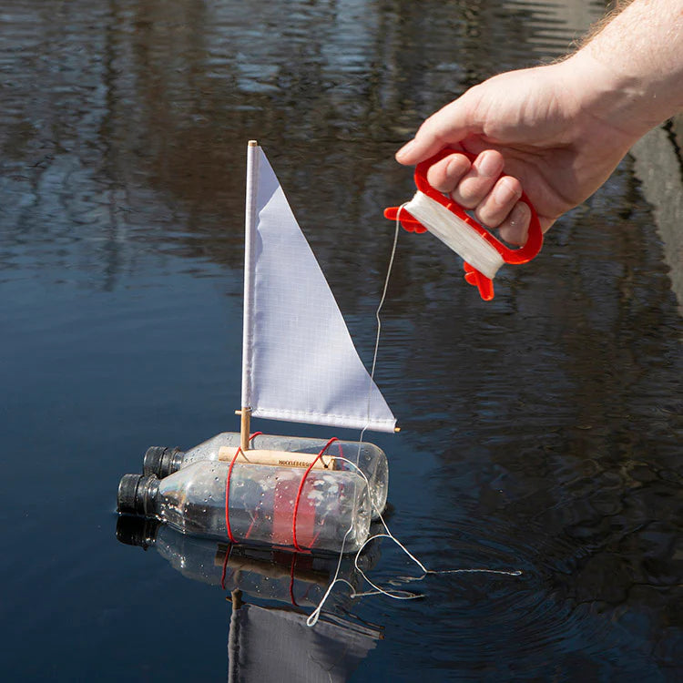 Kikkerland Huckleberry Make Your Own Sailboat HB39-F in use