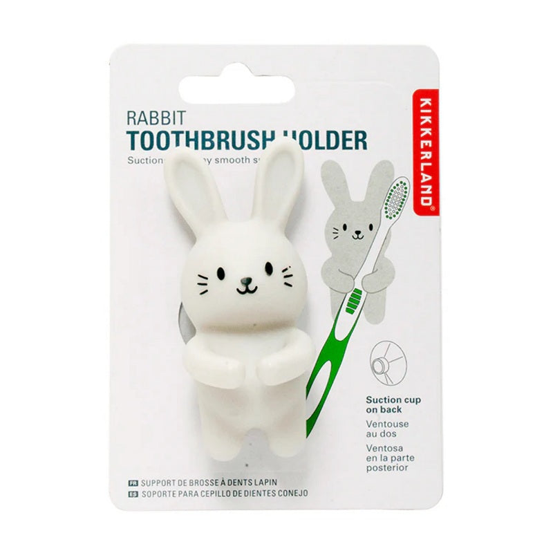 Kikkerland Kid's Rabbit Toothbrush Holder HH55 packaging
