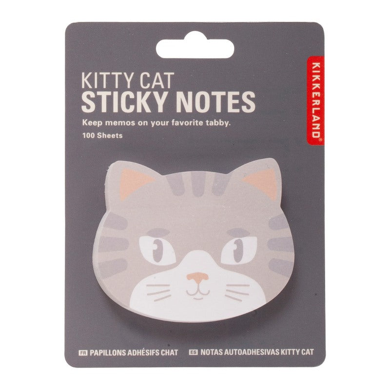 Kikkerland Kitty Cat Sticky Notes ST114-A package front