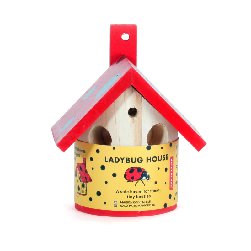 Kikkerland Ladybug House CD670 with packaging