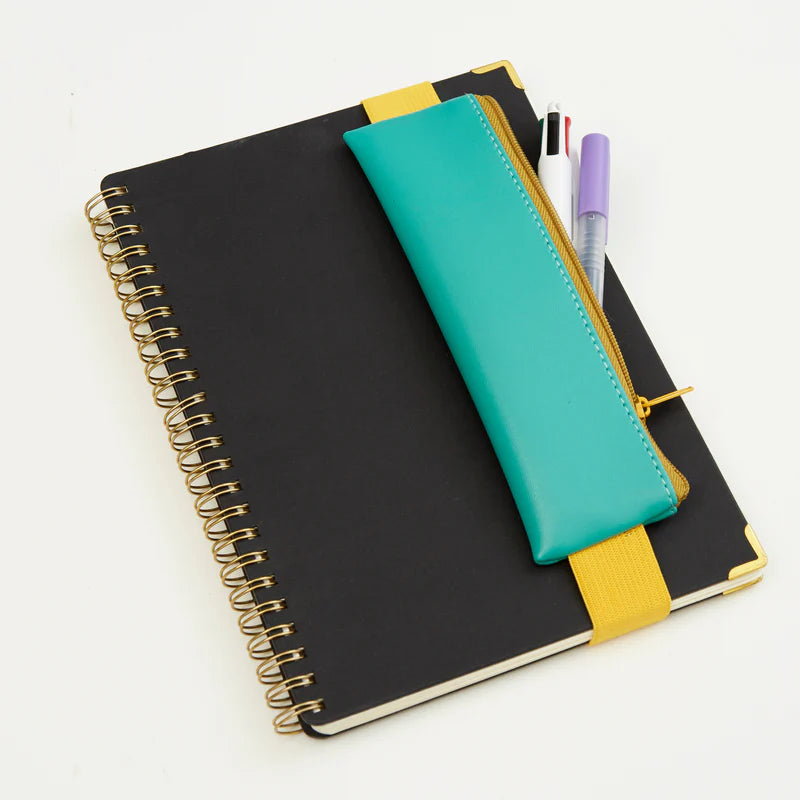 Kikkerland Notebook Pencil Pouch ST116 in use 4