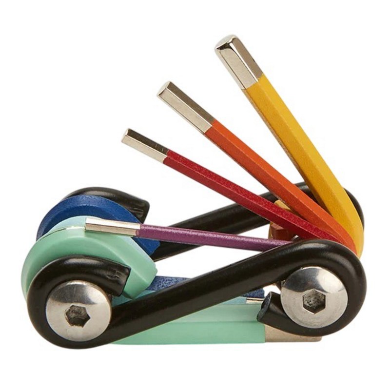 Kikkerland Rainbow 7 in 1 Multitool CD684 front