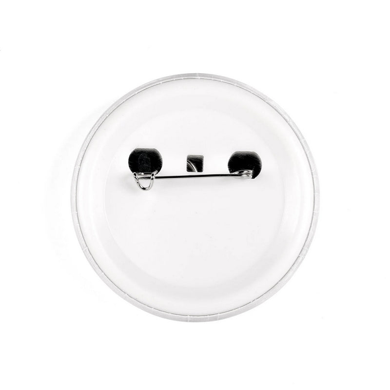 Kikkerland Reflective Button Badges BB50 back