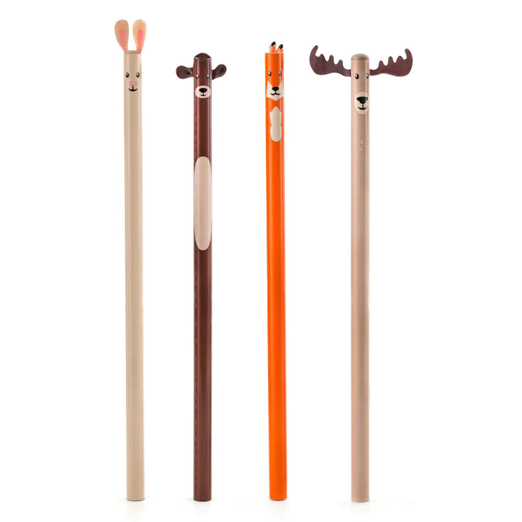 Kikkerland Woodland Pencil Set Of 4 4347 main