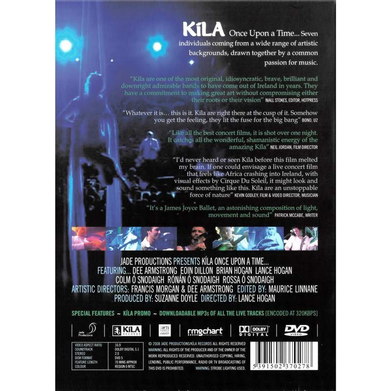 Kila - Once Upon A Time DVD rear