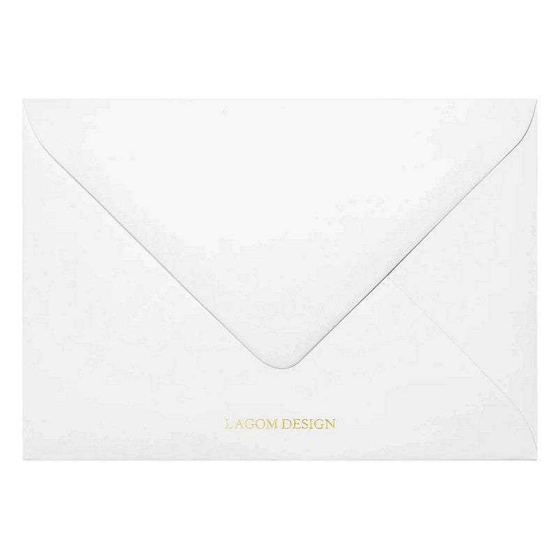 Lagom Design A Perfect Day Floral Greetings Card 1663 envelope