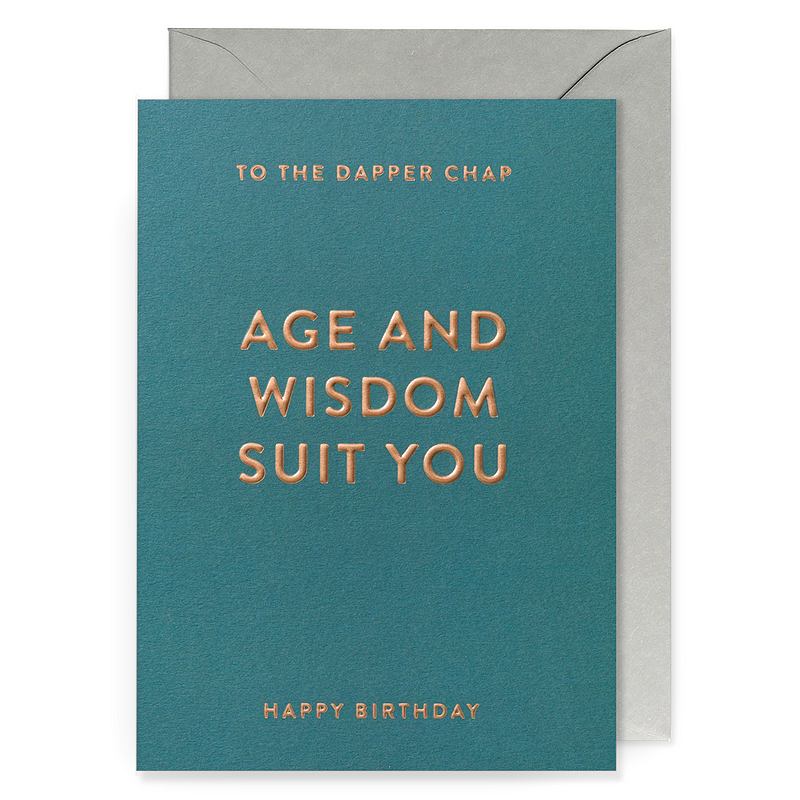 Lagom Design Age And Wisdom Suit You Happy Birthday 6742 front