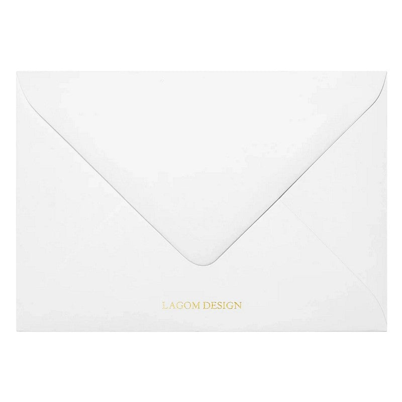 Lagom Design Congrats To The Graduate Striped Card 6357 envelope