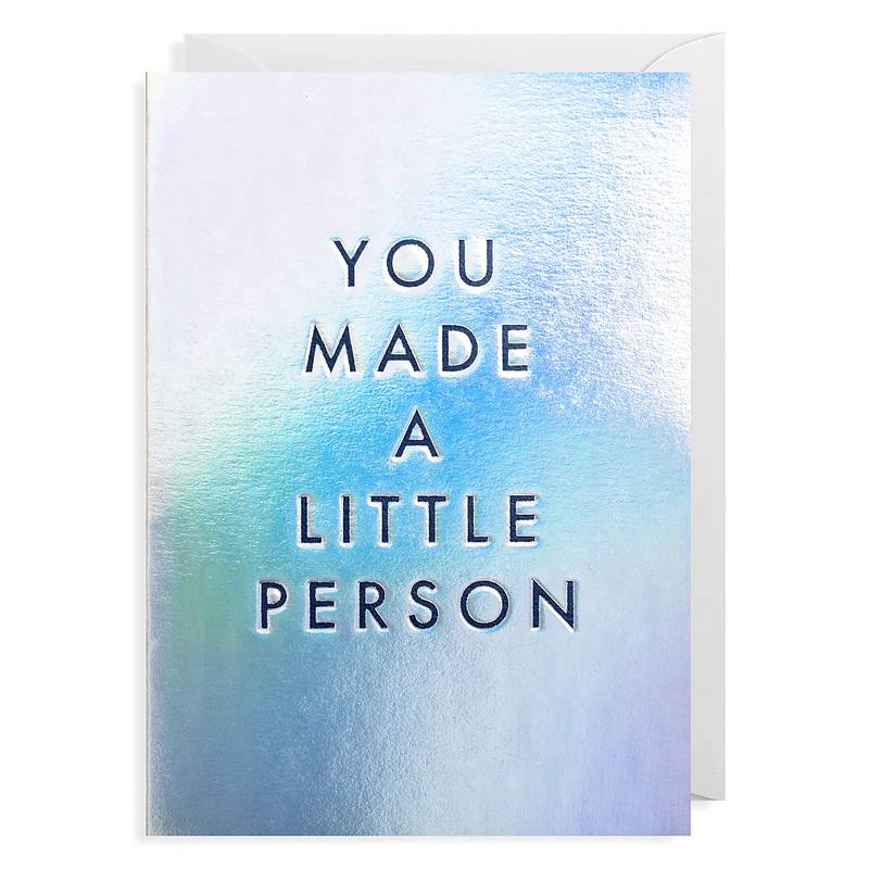 Lagom Design Greetings Card You Made A Little Person 7196 front
