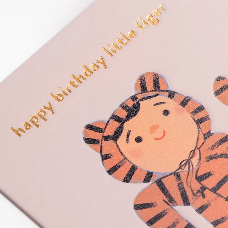 Lagom Design Happy Birthday Little Tiger 6956 detail