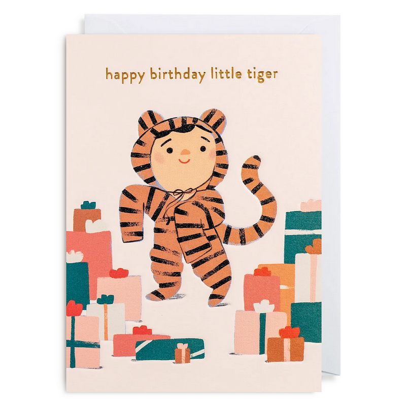 Lagom Design Happy Birthday Little Tiger 6956 front