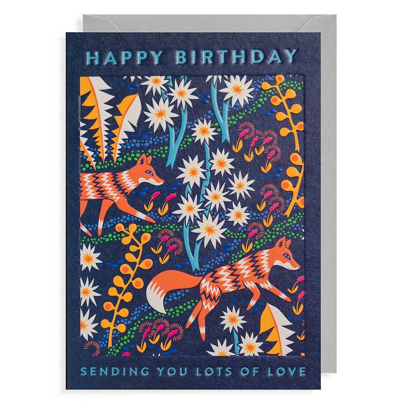 Lagom Design Happy Birthday Sending You Lots Of Love 7143 front