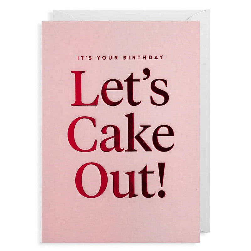 Lagom Design It's Your Birthday Let's Cake Out 7186 front