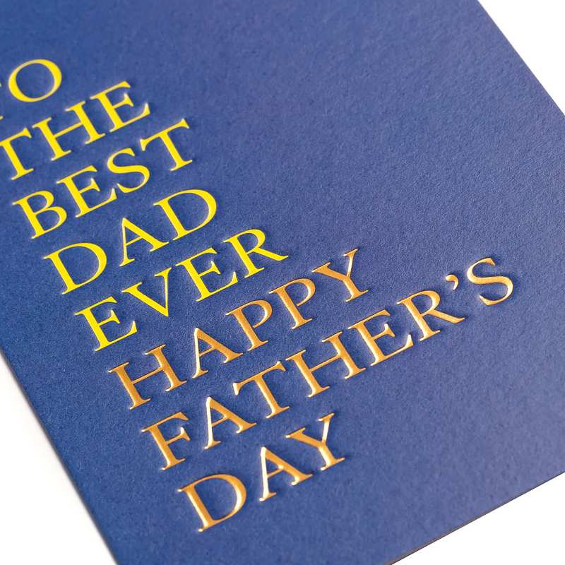Lagom Design To The Best Dad Ever Happy Father's Day 7095 detail