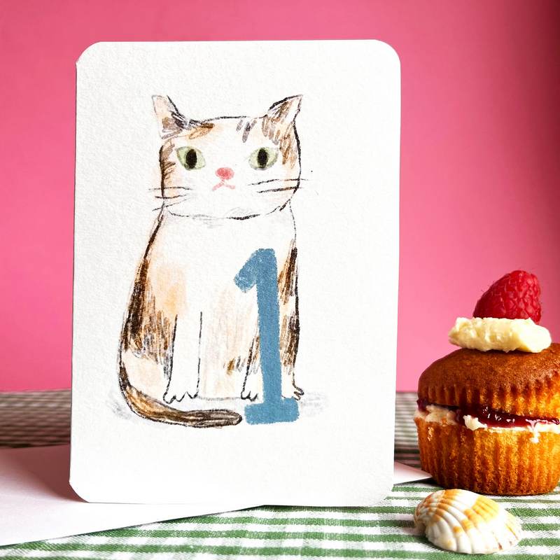 Laura Skilbeck Birthday Cats 1 Card