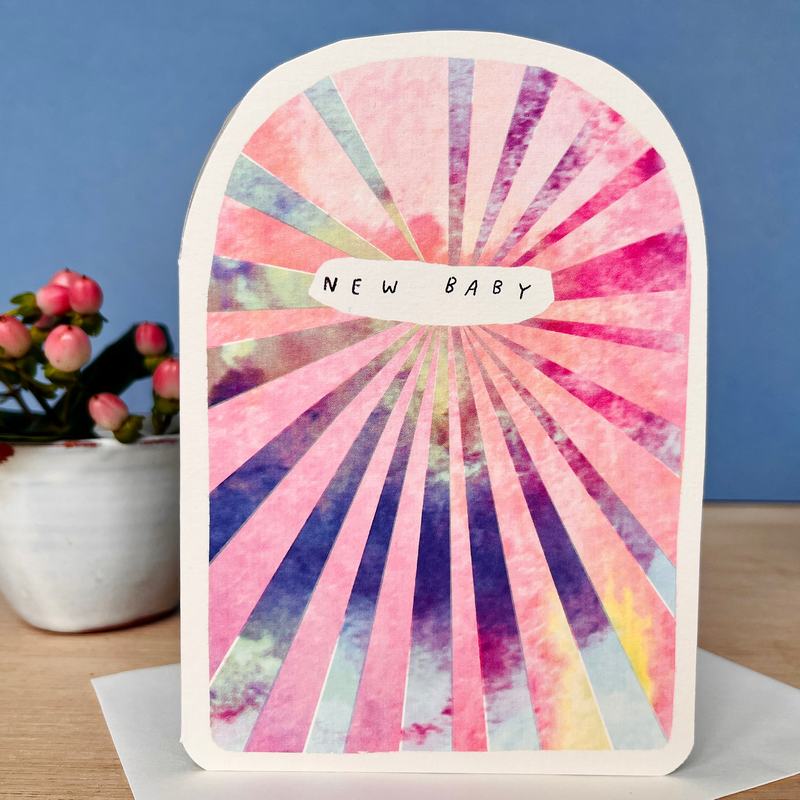 Laura Skilbeck Colours New Baby Card