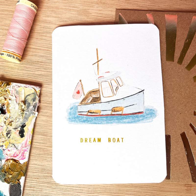 Laura Skilbeck Dream Boat Card