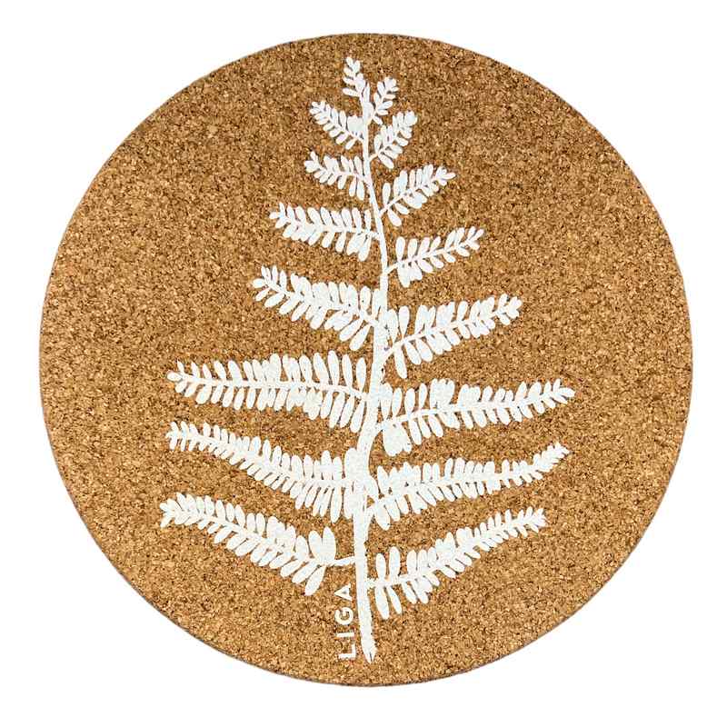 Liga Eco Living Cork Placemat Set Fern front