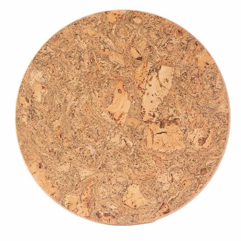 Liga Eco Living Natural Cork Round Trivet Large IG-ROU-TRIV-LRG front