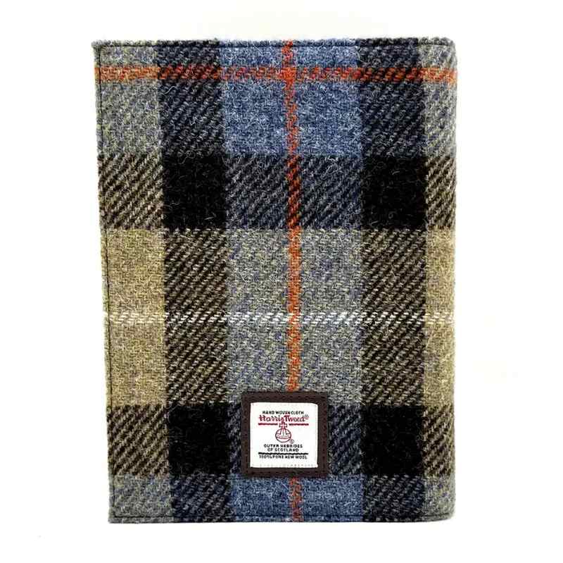 Maccessori A5 Notebook Blue and Brown Check CB2405-TRTO21 back