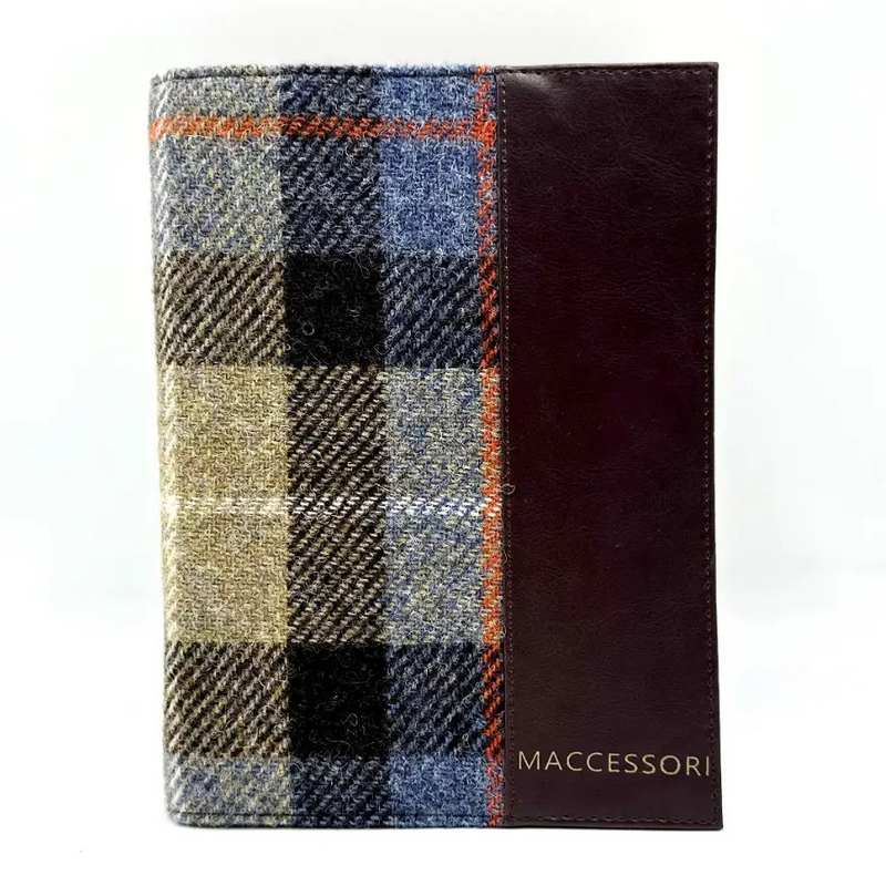 Maccessori A5 Notebook Blue and Brown Check CB2405-TRTO21 front