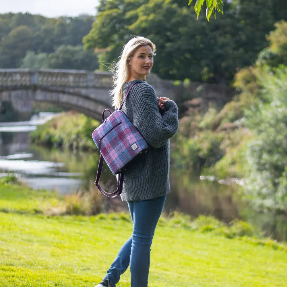 Maccessori Backpack Pastel Pink Tweed MAC2509-TRT073 model