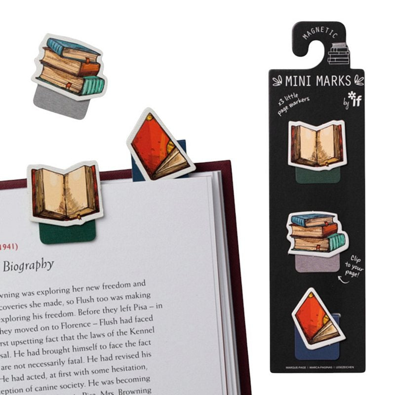 Magnetic Mini Bookmarks Books