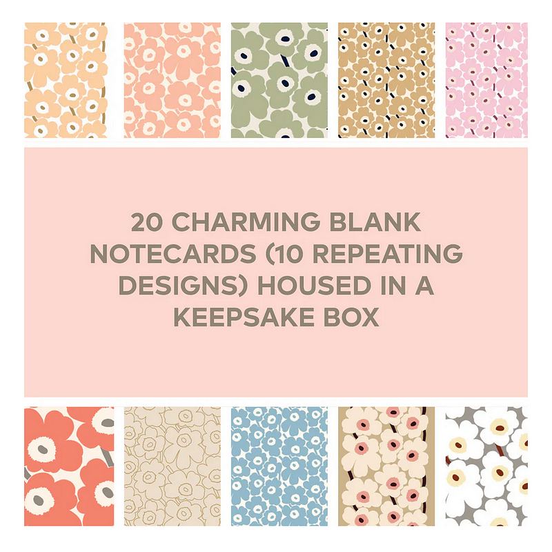 Marimekko Notecards (Pastels) selection