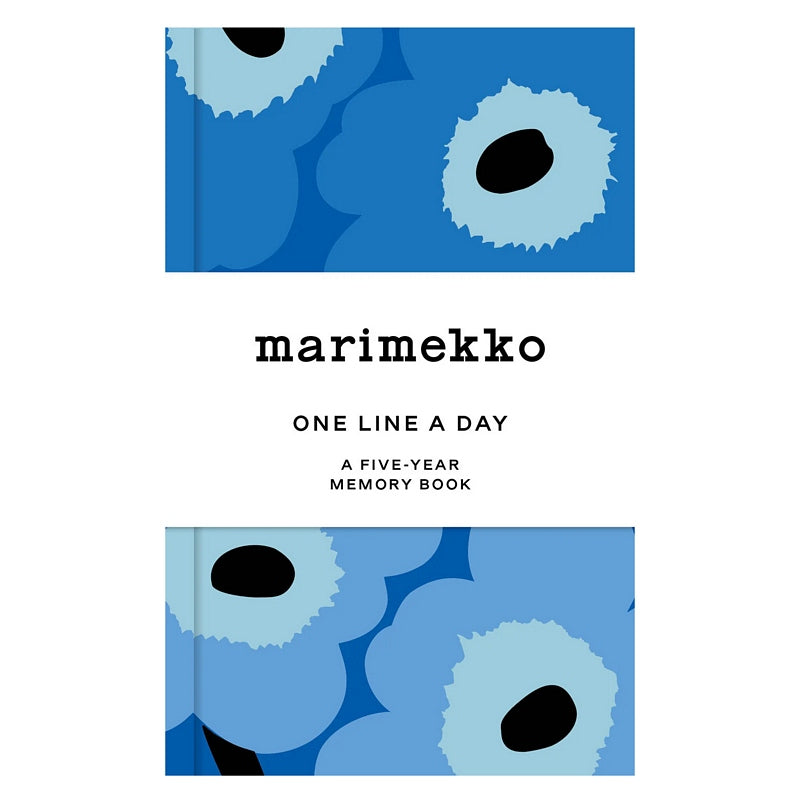 Marimekko One Line A Day Five-Year Book Blue front