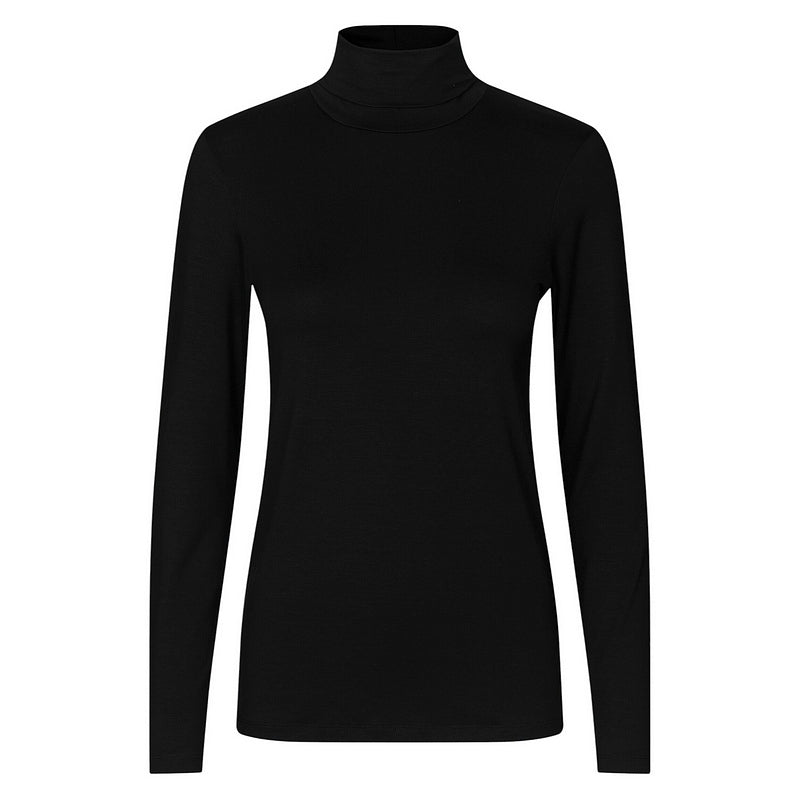 Masai Clothing Brooklyn Jersey Top in Black 1011885-0001S front